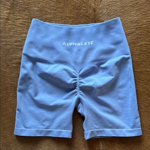 Alphalete Amplify shorts in Digital Violet - Picture 2 of 3